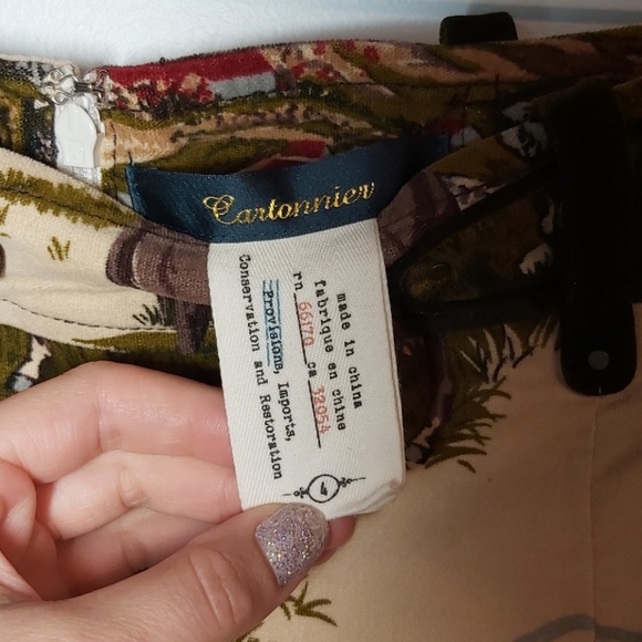 Cartonnier anthropology high waisted pencil skirt - Picture 3 of 5